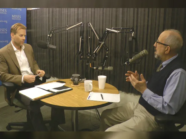 Jeff Deist and Joe Salerno in studio.